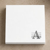Moderne Monogramnaam Post-it® Notes