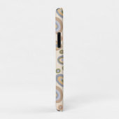 Moderne Monogramstelefoonhoes – Abstract ontwerp Case-Mate iPhone Case (Achterkant/rechts)