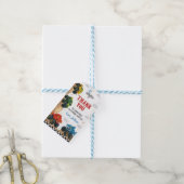 Moderne Monster Truck Kids Verjaardagsfeest Bedank Cadeaulabel (Met Touw)