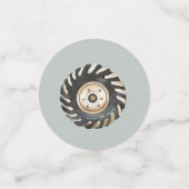 Moderne Monster Trucks Racing Banden Waterverf Confetti (Kleine voorkant)