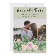 Moderne Monstera Leaf Floral Salie