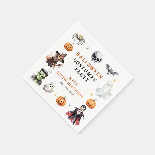 Moderne Monsters Halloween Kostuums Verjaardagsfee Servet (Hoek)