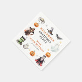 Moderne Monsters Halloween Kostuums Verjaardagsfee Servet (Hoek)