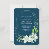 Moderne monumenten van flora en fauna bedankkaart (Voorkant)