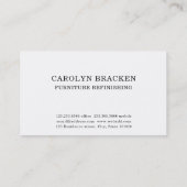 Moderne monumentenopbergsysteem voor interieurontw visitekaartje (Achterkant)