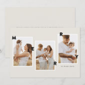 Moderne Mooie Foto Feestdagenkaart (Voorkant / Achterkant)