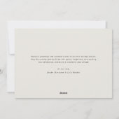 Moderne Mooie Foto Feestdagenkaart (Achterkant)