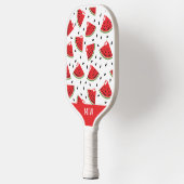 Moderne Mooie Gemerkte Coole Watermeloen Pickleball Paddle (Links)