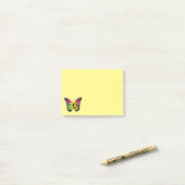 Moderne Mooie Kleurrijke Regenboog Vlinder Post-it® Notes (Op bureau)