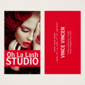 Moderne mooie Lash Extensions Salon Visitekaartje (Voorkant /achterkant)