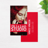 Moderne mooie Lash Extensions Salon Visitekaartje (Bureau)