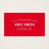 Moderne mooie Lash Extensions Salon Visitekaartje (Achterkant)