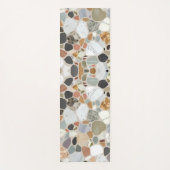Moderne mooie marmeren look terrazzo design yogamat (Voorkant)