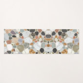 Moderne mooie marmeren look terrazzo design yogamat (Voorkant (horizontaal))