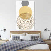 Moderne mooie texturen canvas afdruk (Insitu (Slaapkamer))