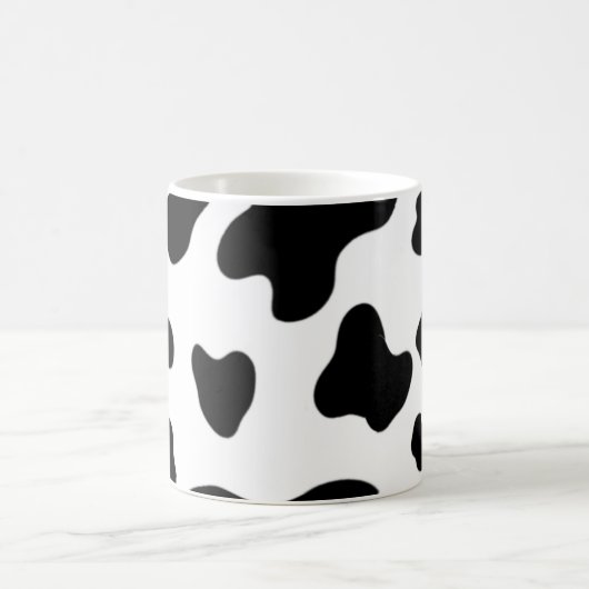 Moderne mooie zwart-witte Koe Koffiemok (Center)