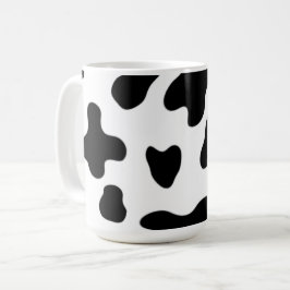 Moderne Mooie Zwarte en Witte Koe Koffiemok