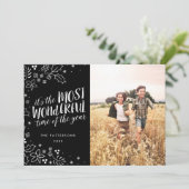 Moderne mooiste feestdag — Fotokaart Feestdagenkaart (Staand voorkant)