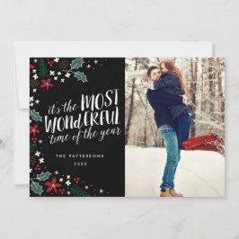 Moderne mooiste feestdag — Fotokaart Feestdagenkaart