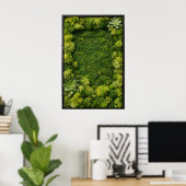Moderne mos wandkunst levende wand geïnspireerde g poster (Thuiskantoor)