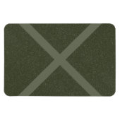 Moderne mosgroene aangepaste magneet X-ontwerp (Horizontaal)