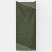 Moderne mosgroene banner – aanpasbaar ontwerp (Verticaal)