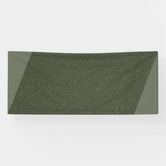 Moderne mosgroene banner – aanpasbaar ontwerp (Horizontaal)