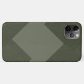 Moderne mosgroene iPhone-hoes Case-Mate iPhone Case (Achterkant (horizontaal))