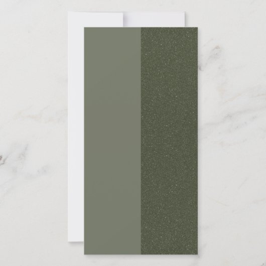 Moderne mosgroene platte kaart met textuur (op maa (Voorkant)