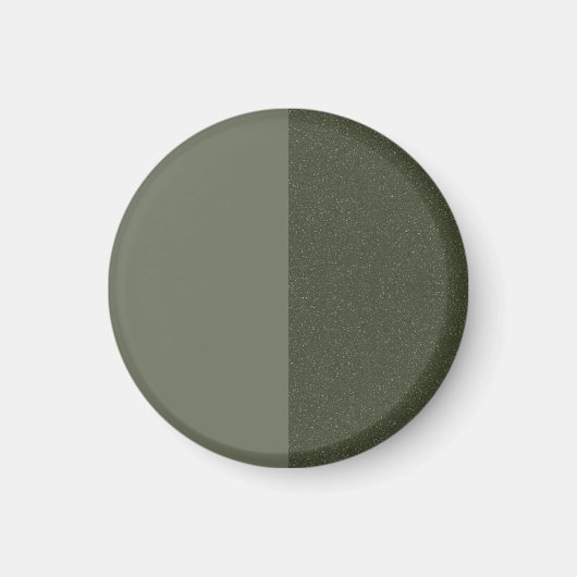 Moderne mosgroene splitmagneet – Aanpasbaar Magneet (Voorkant)