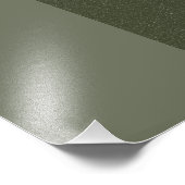 Moderne Moss Dual Texture Poster – Aanpasbaar (Hoek)