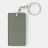 Moderne Moss Green Edge Sleutelhanger – (achterkant)