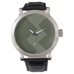Moderne Moss Green eWatch Face Horloge