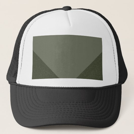 Moderne Moss Green Gradient Trucker Hat Pet (Voorkant)