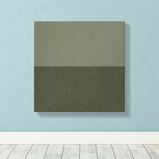 Moderne Moss Green Split Canvas Muurkunst (Custom) Afdruk (Insitu (Houten vloer))