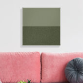 Moderne Moss Green Split Canvas Muurkunst (Custom) Afdruk (Insitu (Woonkamer))