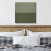 Moderne Moss Green Split Canvas Muurkunst (Custom) Afdruk (Insitu (Slaapkamer))