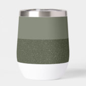 Moderne Moss Green Two-Tone Tumbler - (Achterkant)