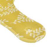 Moderne mosterdgele bloembladeren patroon snijplank (Hoek)