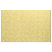 Moderne mosterdgele bloembladeren patroon stof (Yard (91,4 cm))