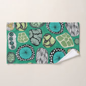 Moderne Motif Bloem Handdoek Set (Handdoek)