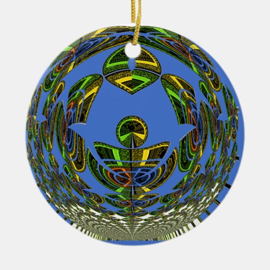  moderne Motif Keramisch Ornament (Voorkant)