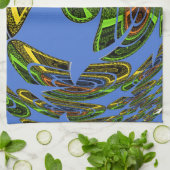 moderne Motif Theedoek (Gevouwen)