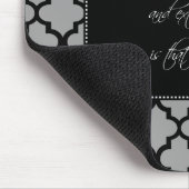 Moderne Motivatie Quote Mousepad Muismat (Hoek)