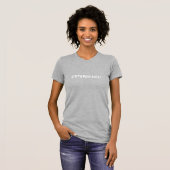 Moderne, motivatie typografie t-shirt (Voorkant volledig)