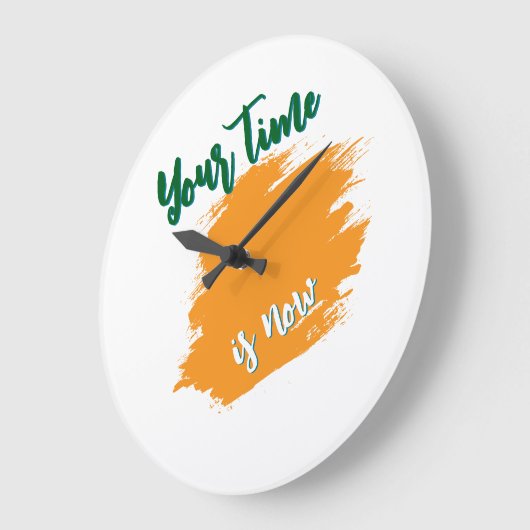 Moderne Motivatie wandklok (Hoek)