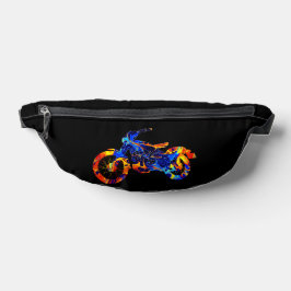 MODERNE MOTOCROSS KLEURRIJK ABSTRACT HEUPTASJE