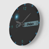 Moderne motofuturistisch grote klok (Hoek)