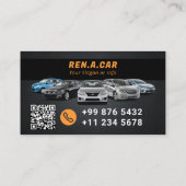 Moderne motorwagen | Minimalistisch Visitekaartje (Achterkant)