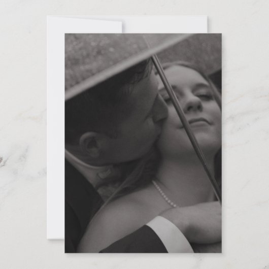 Moderne Mousse Bruine Verticale Foto Save the Date (Achterkant)